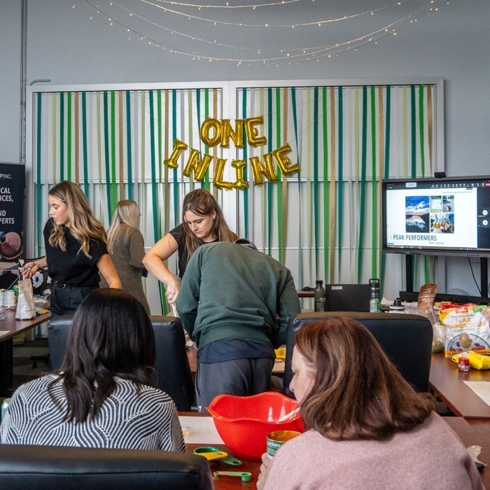 Staff celebration at Inline Group