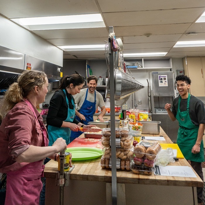 Inline Group staff members helping in the community