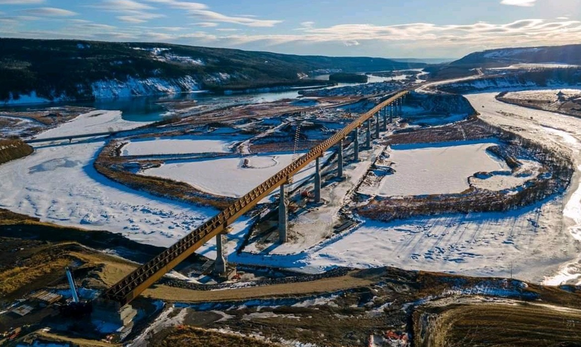 Highway 29 Halfway River Bridge project